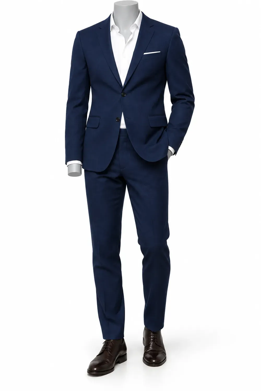 Traje azul marino