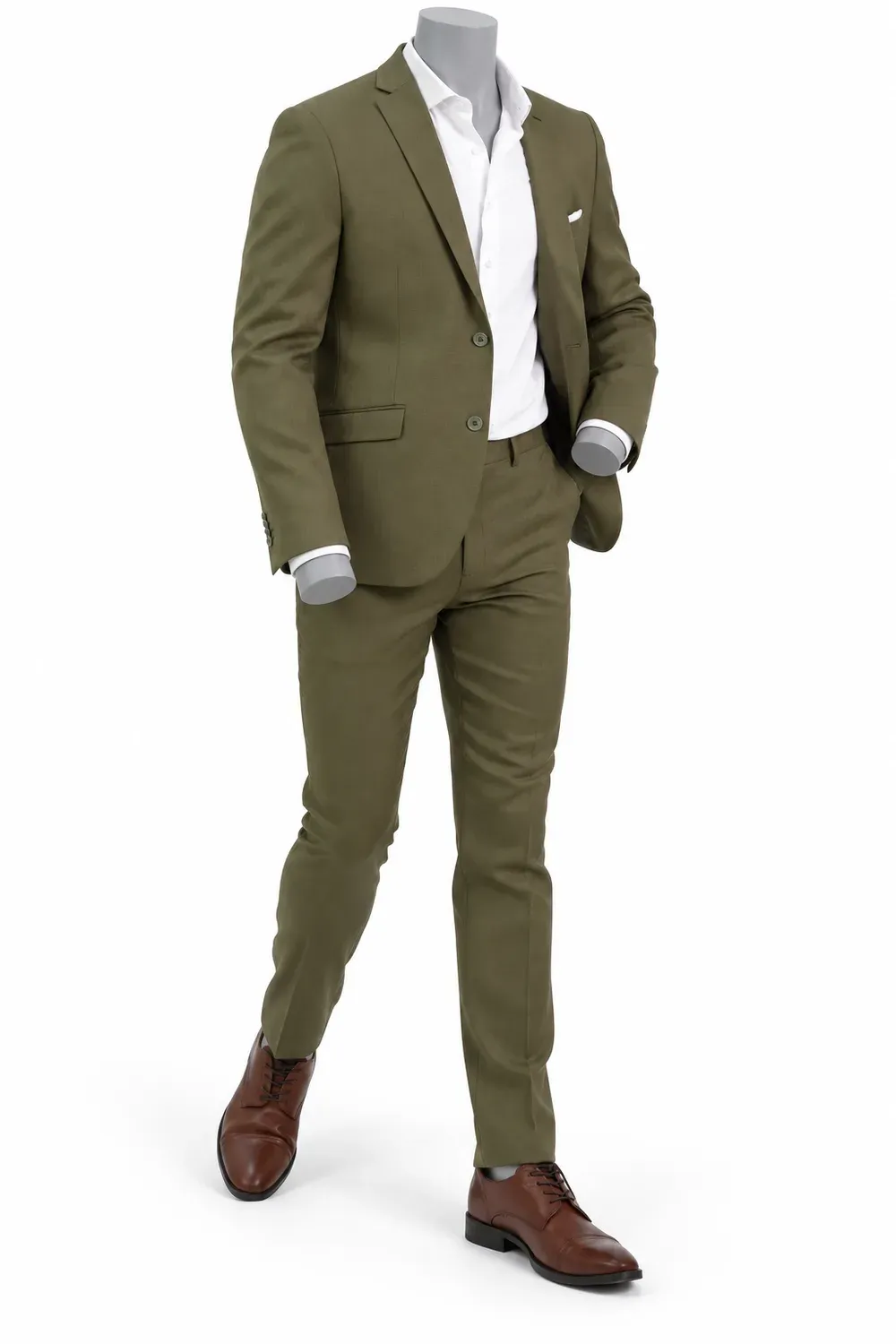 Traje verde oliva