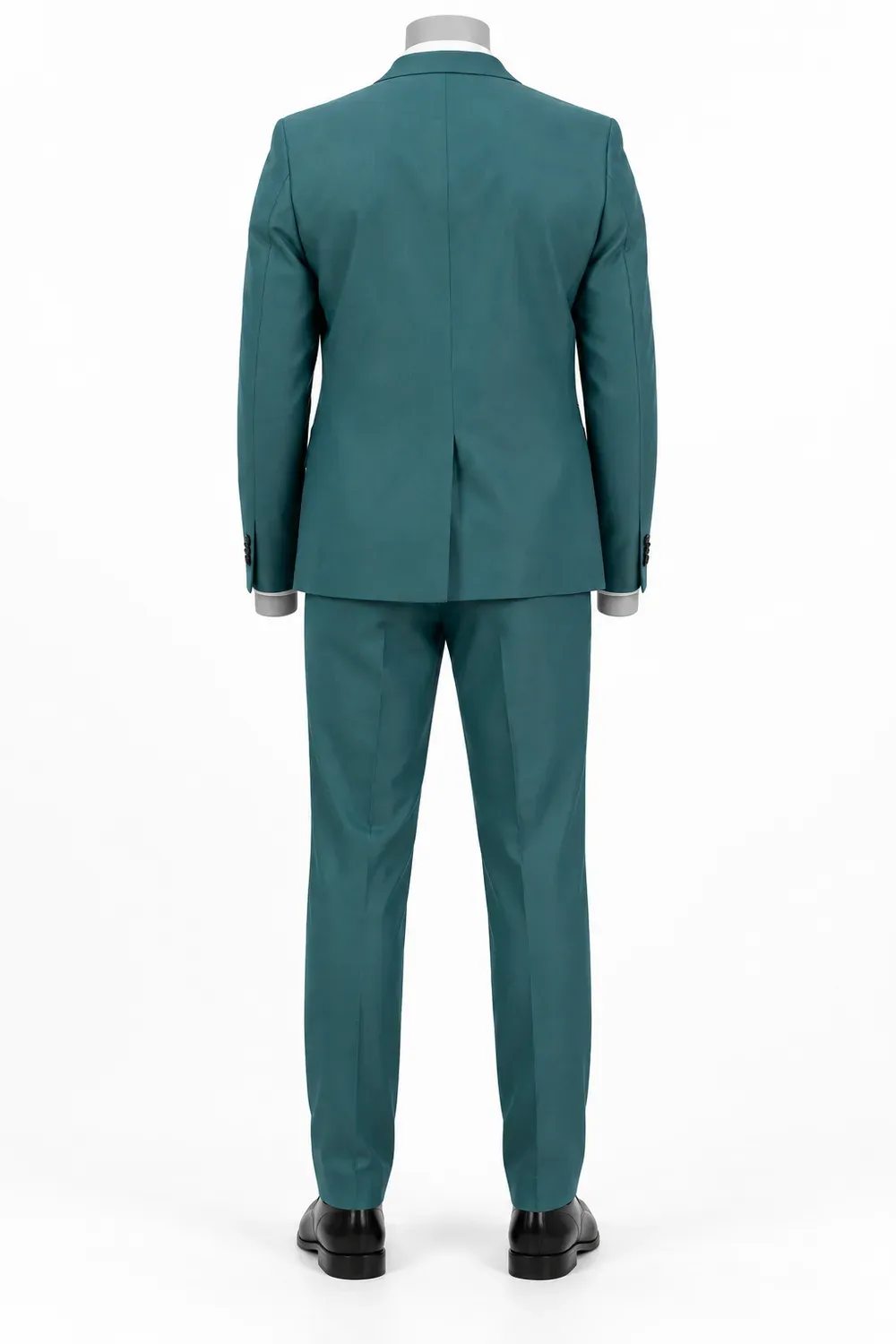 Traje verde petróleo, foto 2 de 3