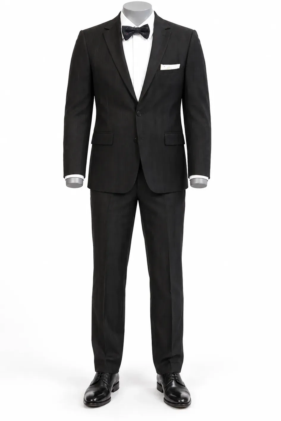 Traje de ceremonia Enzo Romano, negro de raya