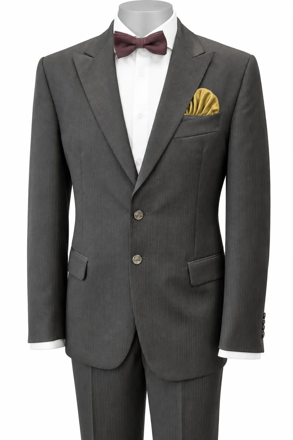 Traje de ceremonia gris marengo, foto 2 de 3